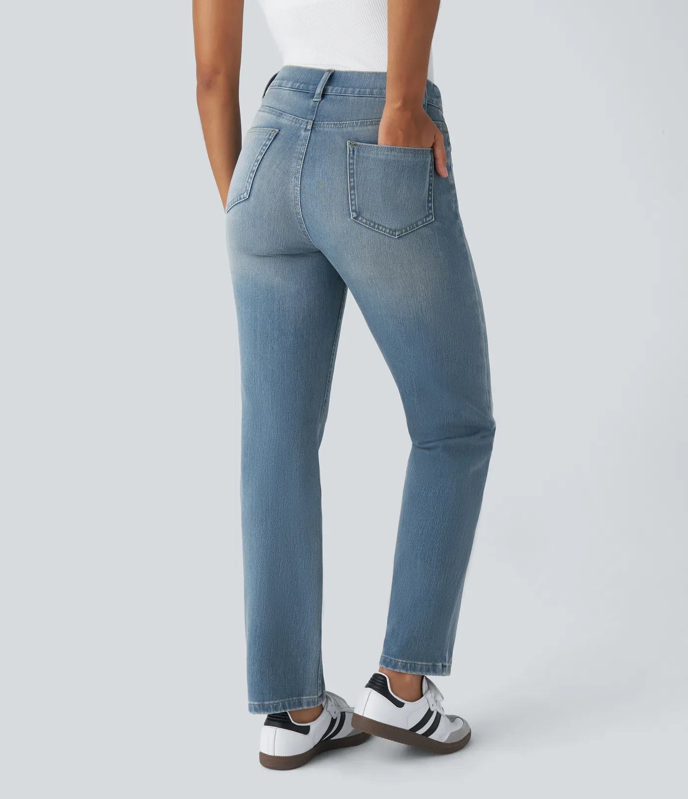 Olivia | Elastische & Comfortabele Broek Met Hoge Taille