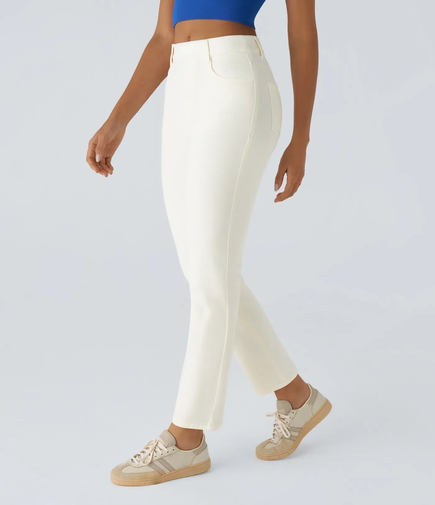 Olivia | Elastische & Comfortabele Broek Met Hoge Taille