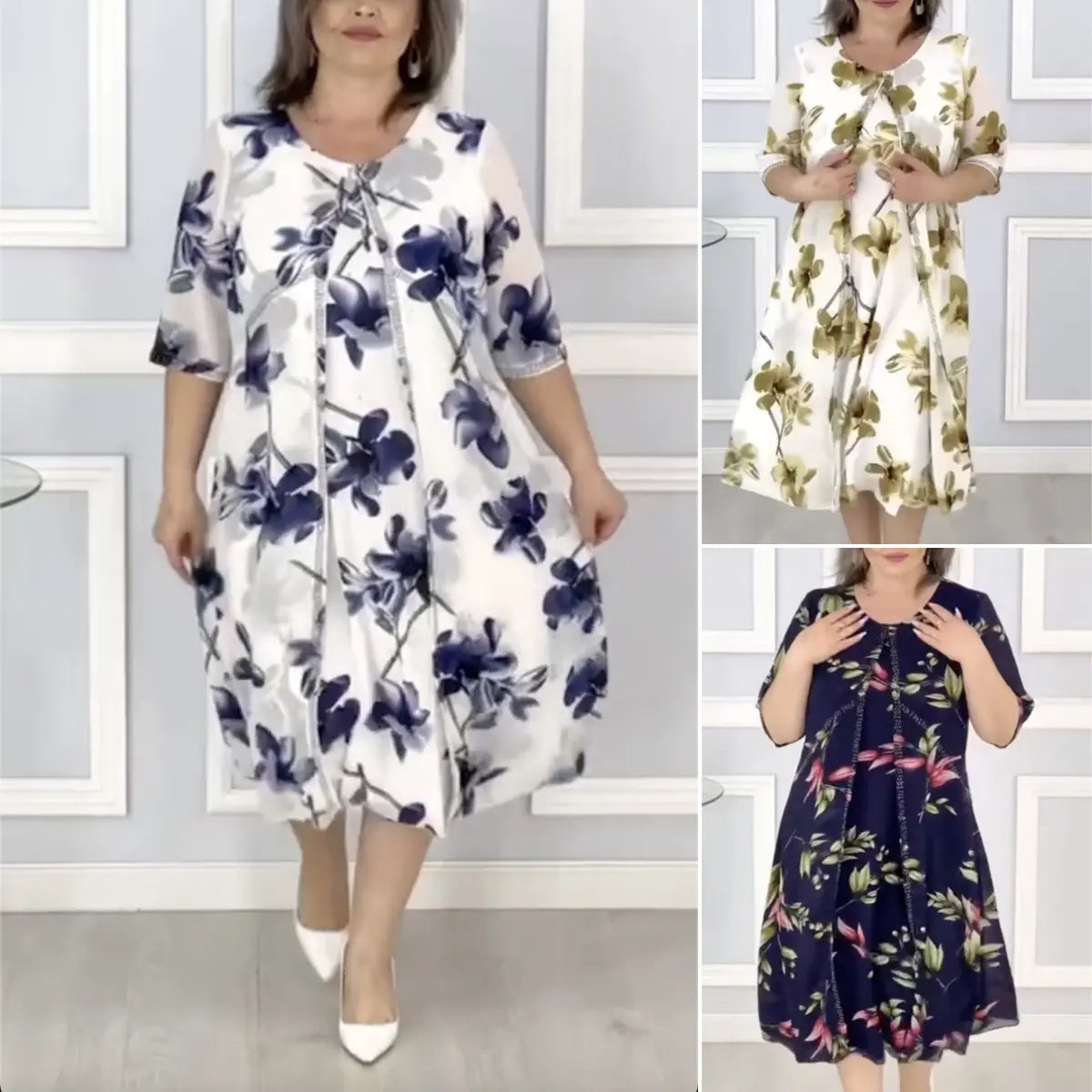 Noa™ – Vrouwelijke Printjurk