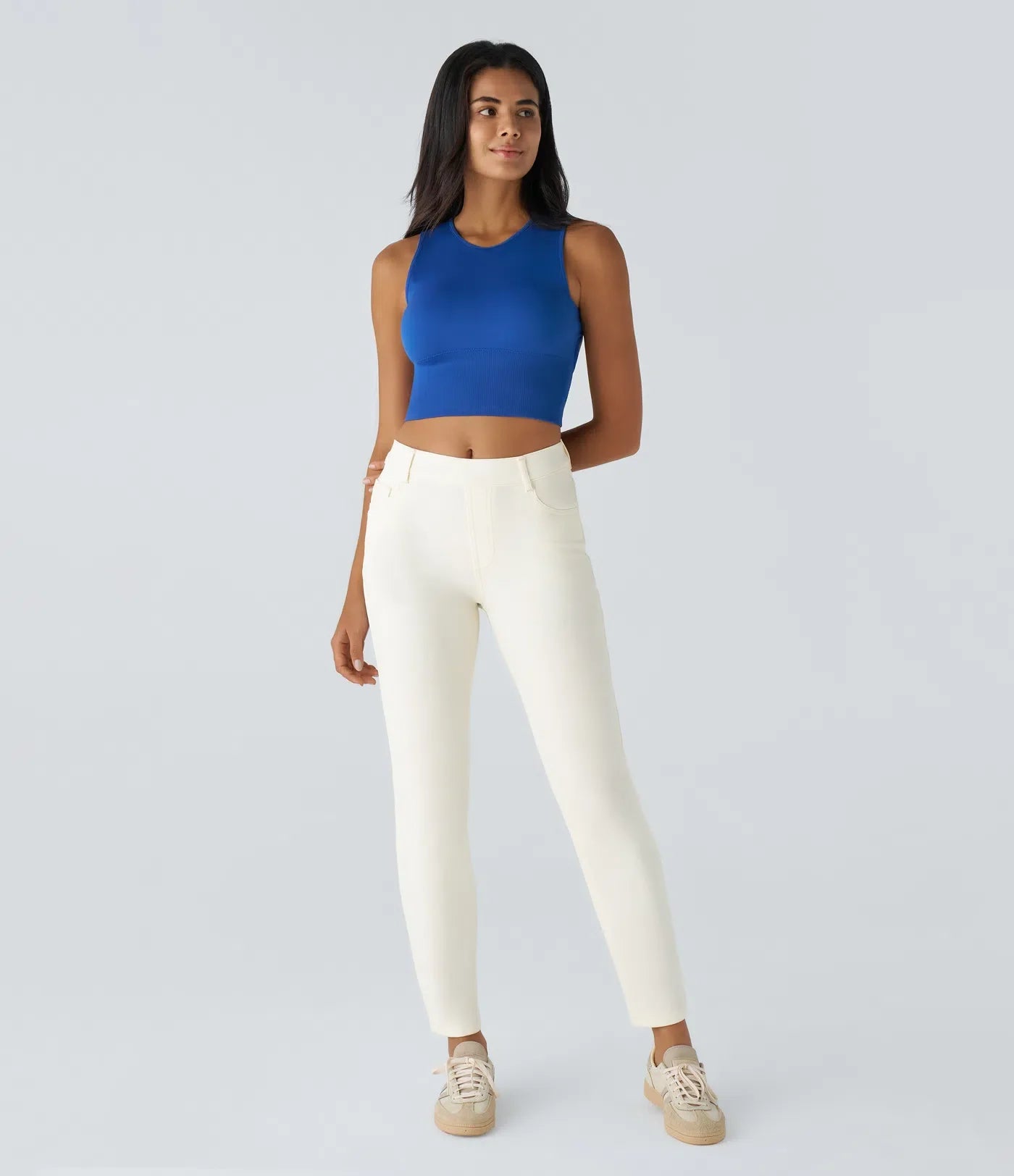Olivia | Elastische & Comfortabele Broek Met Hoge Taille