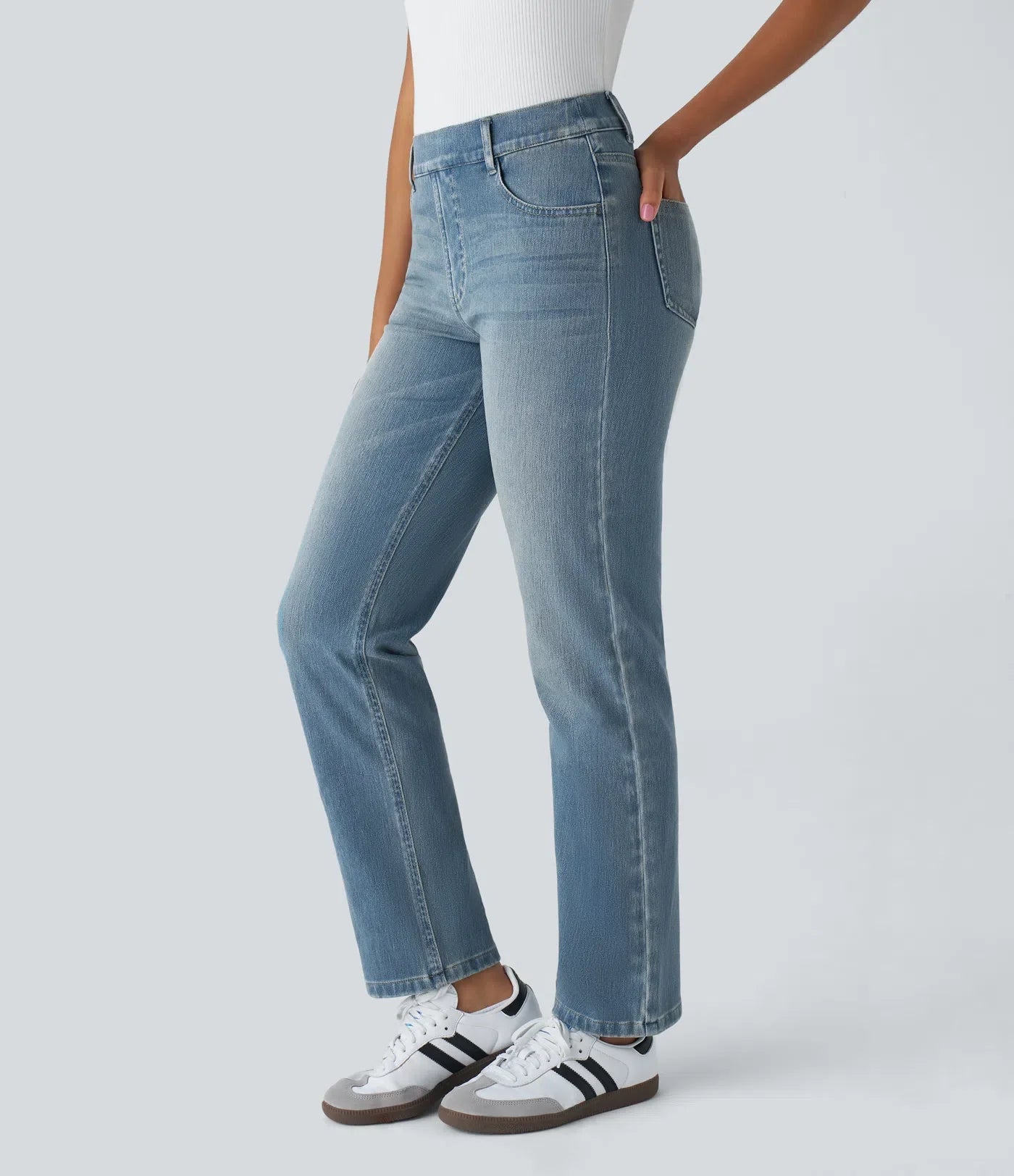 Olivia | Elastische & Comfortabele Broek Met Hoge Taille