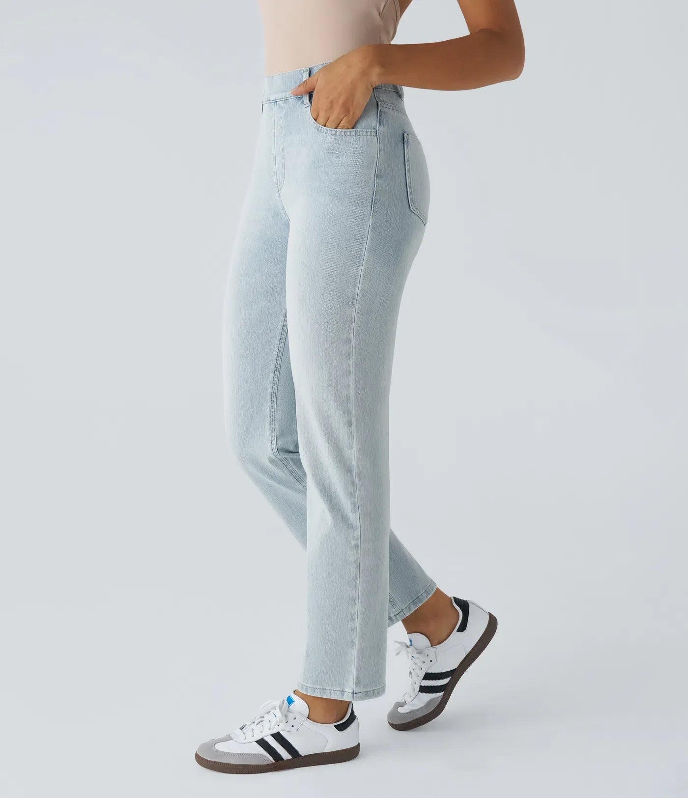 Olivia | Elastische & Comfortabele Broek Met Hoge Taille