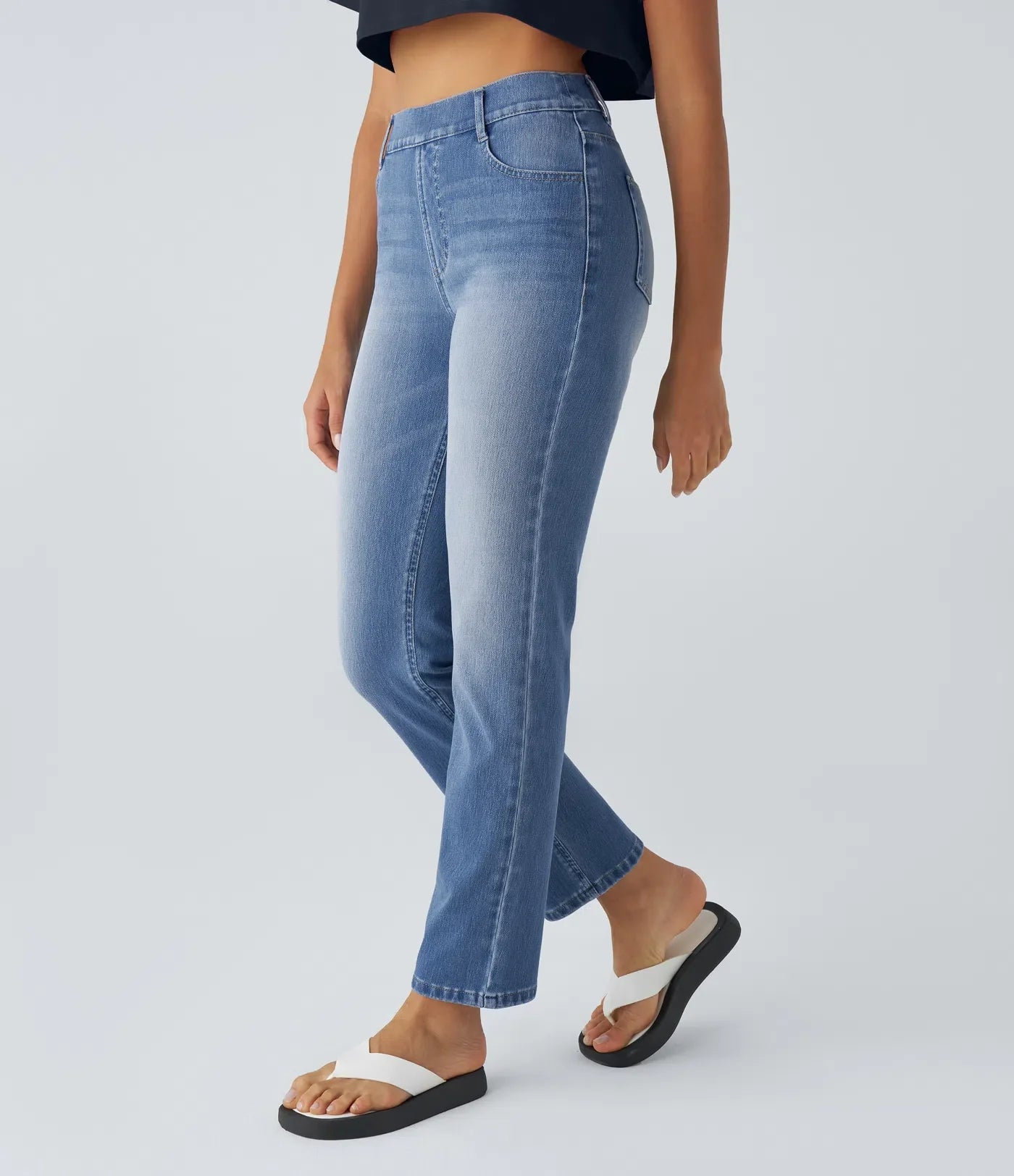 Olivia | Elastische & Comfortabele Broek Met Hoge Taille