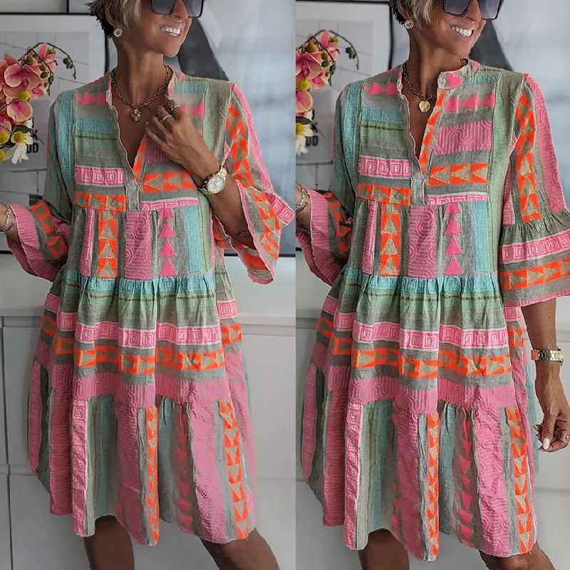 Kiki | Elegante Lente Midi Jurk