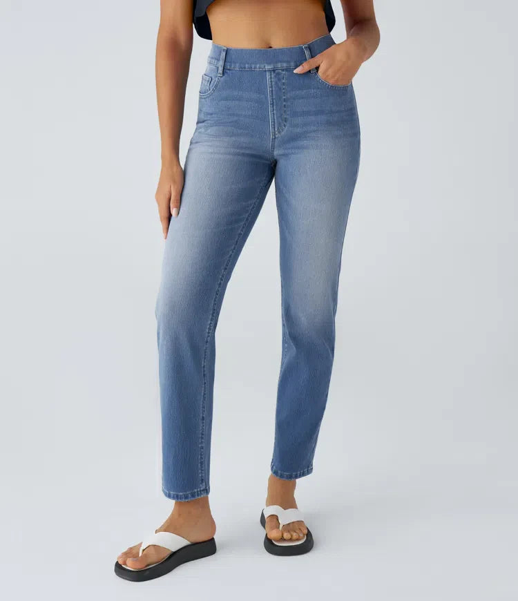Olivia | Elastische & Comfortabele Broek Met Hoge Taille