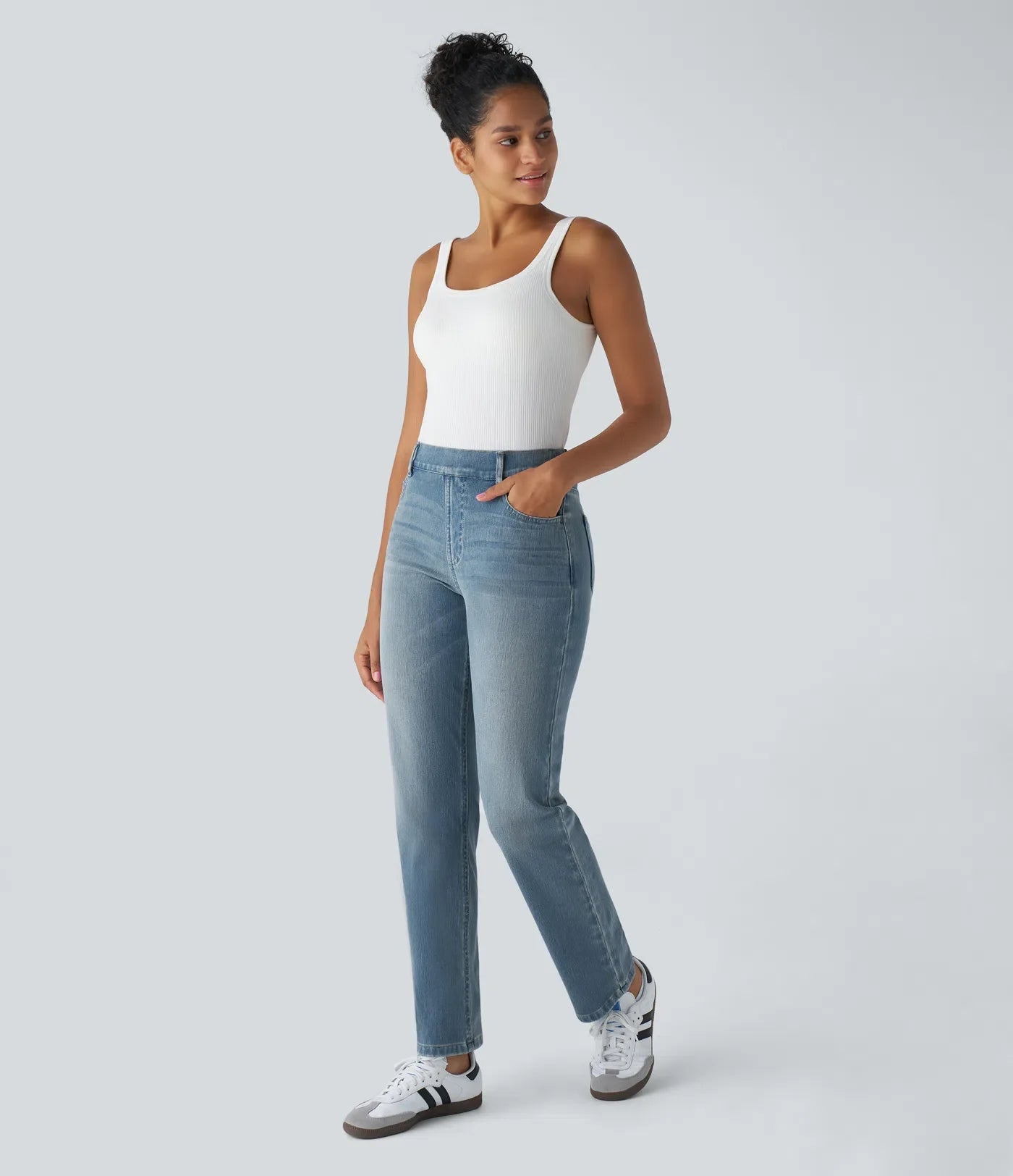 Olivia | Elastische & Comfortabele Broek Met Hoge Taille
