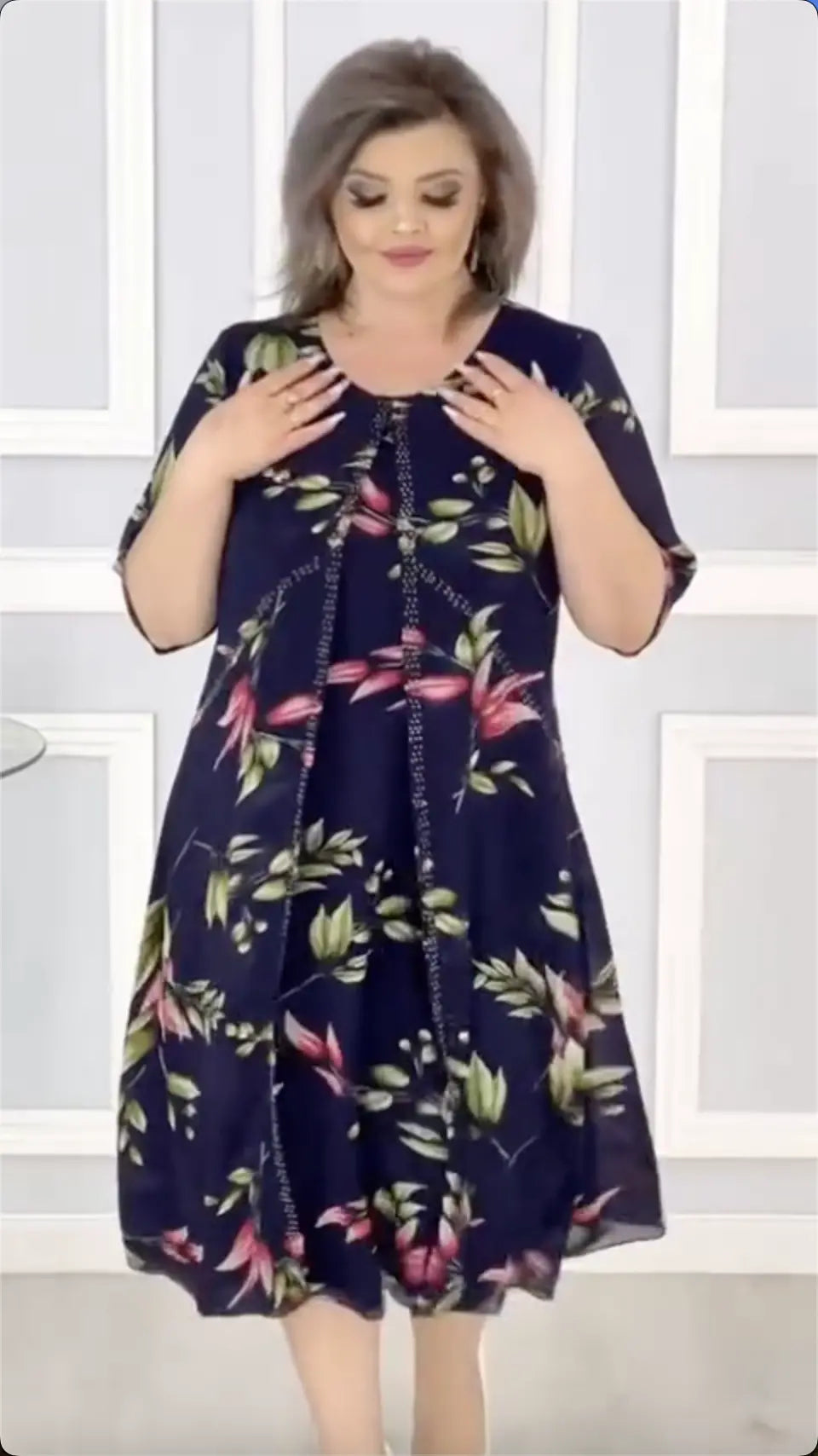 Noa™ – Vrouwelijke Printjurk