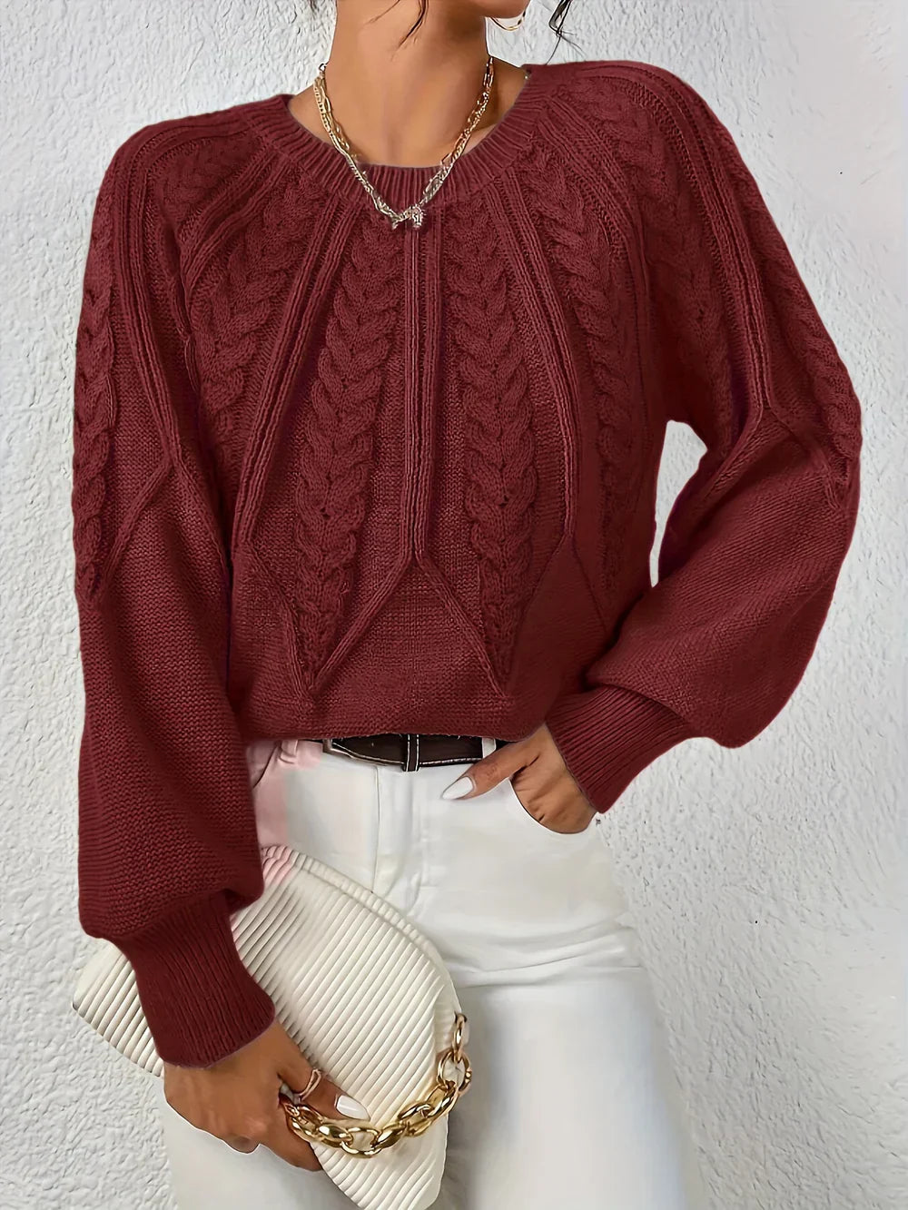 Bordeaux rood / XL