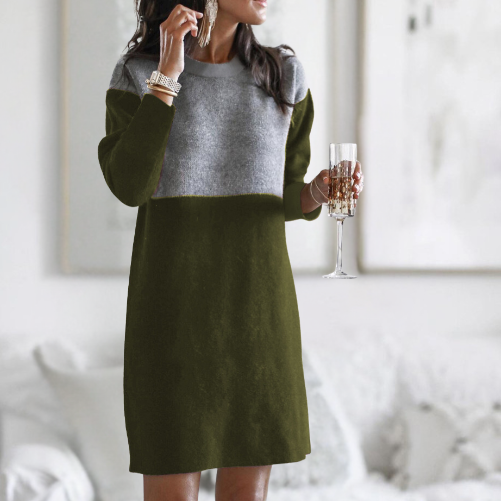 Comfortabele Langemouwen Winterjurk voor Dames